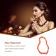 thumbnail image 5 of Collar de cadena de acrílico para mujer Minnieouse colgante de cuello de repuesto naranja, 5 of 6