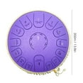 thumbnail image 3 of Steel Tongue Drum TFixol Morado, 3 of 4