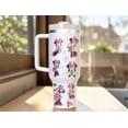 thumbnail image 4 of Minnie Mouse 40oz Insulated Stainless Steel Tumbler Travel Mug, Purple, 4 of 7