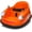 orange color, variant on Ride On Electric Bumper Car for Kids and Toddlers,12V Battery-Powered Vehicle with Parental Remote Control, Led Lights, 2-Speed Settings, and 360° Spin, Astm Certified