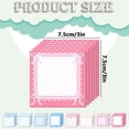 thumbnail image 5 of Sticky Notes, 4Pc Cute Pastel Coquette Memo Pads, Assorted Multi-Design Self-Adhesive Lined & Grid Note Pads, Decorative Stationery for Journaling, List Making, Office, Daily Planning, Reminders, 5 of 7