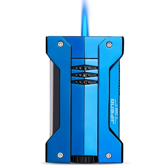 Cigar Lighter Stylish And Portable Metal Windproof Torch Lighter Gift Box Packaging