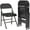 Black, variant on ChaoLink 4 Pack Black Folding Chairs with Padded Seats for Outdoor & Indoor, BlackBlack