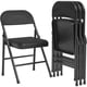 thumbnail image 1 of ChaoLink Juego de 4 sillas plegables negras con asientos acolchados para exteriores e interiores, color negro, 1 of 6
