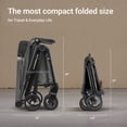thumbnail image 6 of Mamazing Baby Stroller with Bassinet Air Lux Carbon Fiber Lightweight Compact Fold Reversible Seat for Infant Toddler, 6 of 10