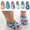 Blue, variant on PAFNAFHF Kids Water Shoes Sock Shoes Anti Slip Barefoot For Toddler Boys And Girls Beach Pool Swim Wear Kids Footwear Blue