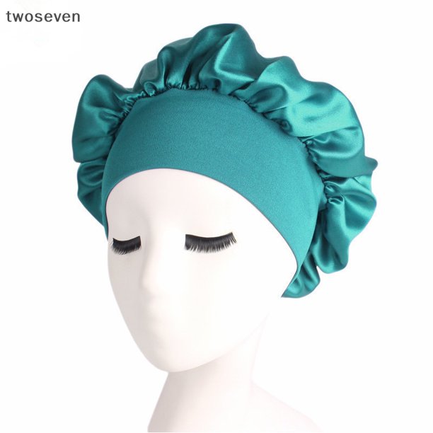 twoseven Sa Gorra De Pelo De Noche Para Mujer Sombrero De Dormir Sólido Cuidado Del Sueño Unisex