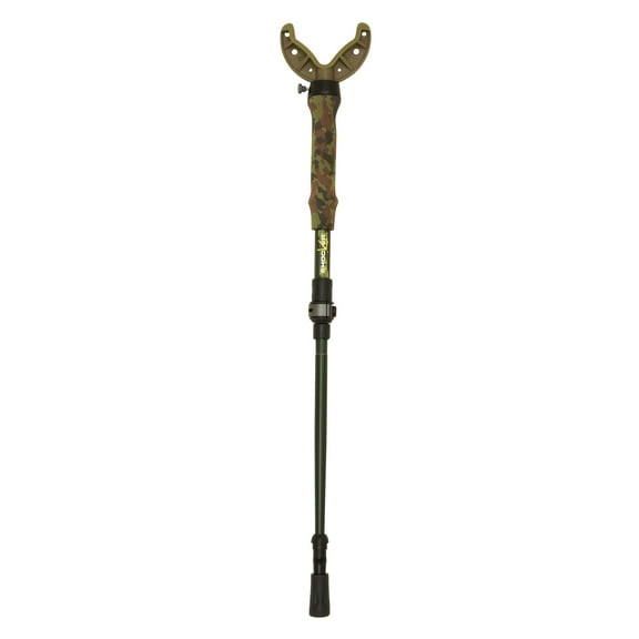 Shocker Tom Taker Click-Stix Stick, 36" Max Height, Green/Camo