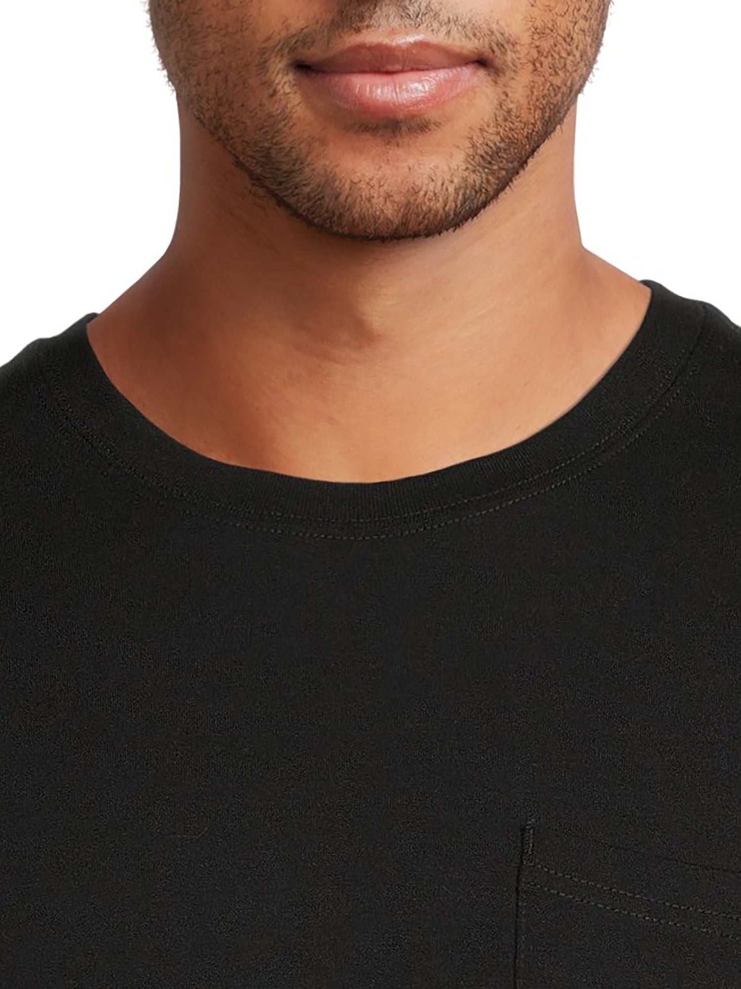 Athletic Works Men's and Big Men's Pocket Tee, 2-Pack, Sizes S-4XL