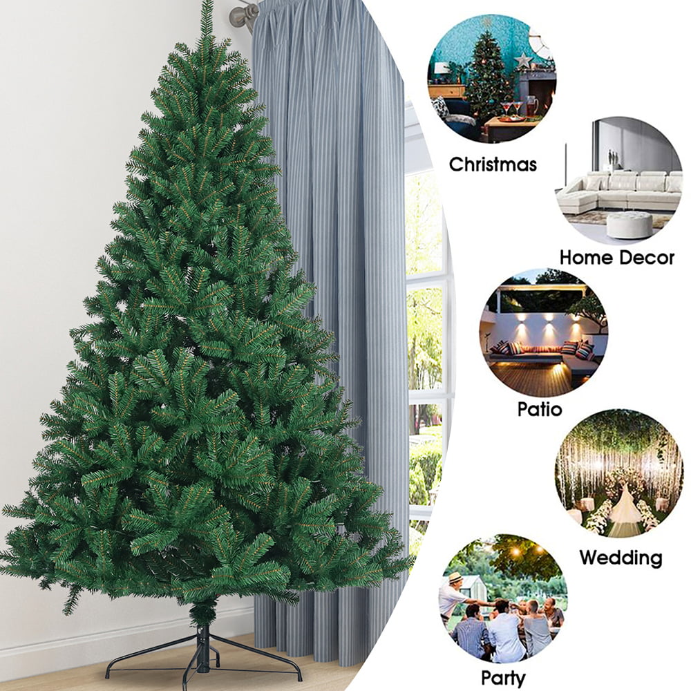 Christmas Trees, 7.5ft Spruce Hinged Artificial Christmas Tree 