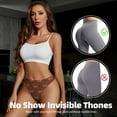 thumbnail image 4 of Thongs for Women - Dachshund Dog Puppy No.1040 No Show Seamless Womens Thongs Underwear, Breathable G String Thongs for Women, Ladies Stretch Low Rise Thong Bikini Panties Briefs, 4 of 5