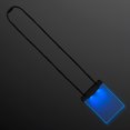 thumbnail image 2 of Blue Space Glow Light Up Badge Necklace, 2 of 4
