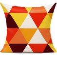 thumbnail image 2 of Yellow Outdoor Throw Pillow Covers 16x16 Set of 4 Colorful Fun Aesthetic Mid Century Modern Home Décor Boho Summer Cushion Cases for Patio Furniture Couch Living Room,Geometric, 2 of 5