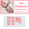 thumbnail image 3 of Short Square Fake Nails,   24 Pcs Easy To Trim Exquisite Artificial Nail Tips Solid Color ABS  For Appointments For Parties, 3 of 8