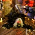 thumbnail image 2 of Outsunny 72" Halloween Animated Crawling Zombie, Indoor Outdoor Party Props, 2 of 10