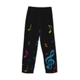 thumbnail image 3 of Lsque Color Musical Notes Print Men's Pajama Pants, Lounge Pant - Comfortable Home Wear,Elastic Waistband, Stylish Design-Medium, 3 of 9