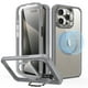 thumbnail image 1 of Funda ESR para iPhone 15 Pro Max con soporte MagSafe, color gris transparente, 1 of 8