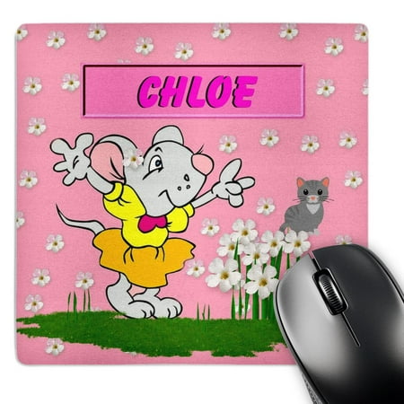 3dRose  Chloe - Decorative Name Specific Childrens Art  MousePad price history on PriceWatchPro