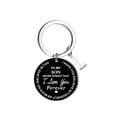 thumbnail image 2 of Creative DIY To My SON Black Stainless Steel Last Name 26 Letter Keychain 2.5cm, 2 of 8