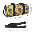 thumbnail image 4 of XMXT Unisex Large Sports Tote Gym Bag for Women, Yellow Abstract Geometric Elements Weekenders Bags Travel Bag, 4 of 8