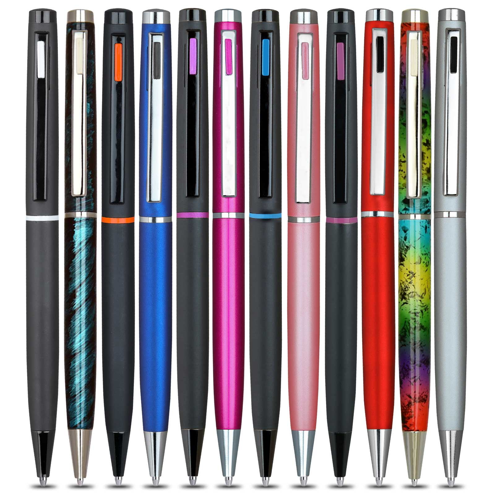4G Ball Pen - Blue with Black Accents with Single Gift Box Rosewood