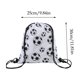 thumbnail image 3 of Mochila con Cordón para Fútbol, Ideal para La Práctica Deportiva: Bolsa de Almacenamiento Portátil con Cierre de Cordón, Plegable y Que Ahorra Espacio para El Gimnasio, La Escuela y Los Viajes., 3 of 6
