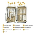 thumbnail image 2 of Simyoung 10Pcs Nail Care Personal Manicure Pedicure Set Men/Women Travel Grooming Manicure Care Set Kit Tool, 2 of 8