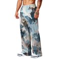 thumbnail image 5 of Hsovts Men's Sweatpants Fashion Relaxed Fit Drawstring Elastic Waist Running Baggy Trousers Workout Pant with Pockets Blue M, 5 of 8