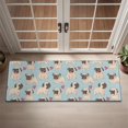 thumbnail image 2 of Pug and Love Heart Door Rugs,Washable Non Slip Door Mats Indoor,Decorative Door Mats,Entry Mat Indoor for Entrance,Bedroom,Kitchen,Bathroom,16"x47", 2 of 6