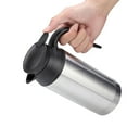 thumbnail image 3 of 750M Lelectric Kettle, Stainless Steel Car Electric Heating Mug Vehicle Drinking Cup Kettle, Portable Compact Size Electric Pot For Travel Or Outdoor Activity, 3 of 5