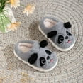 thumbnail image 6 of yocbz Slippers For Boys Infant Toddler Boys Girls Winter Slippers Prewalker Cotton Warm Cartoon Slippers Indoor 2025 Casual Fashion Children Slippers Grey,Size for US 9, 6 of 8
