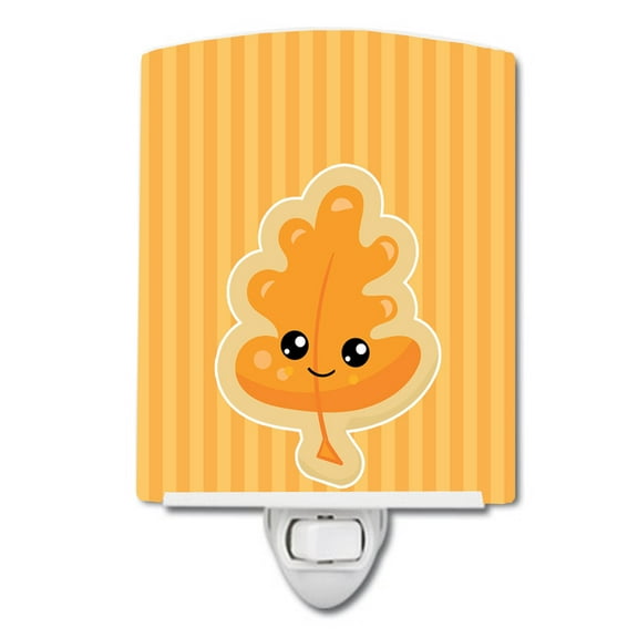 Caroline's Treasures BB8762CNL Fall Leaf Ceramic Night Light, 6x4x3", multicolor