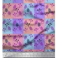 thumbnail image 1 of Soimoi Poly Georgette Fabric Artistic Leaves Print Fabric by Yard 52 Inch Wide, 1 of 1