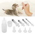 10Pcs Pet Kits, Newborn Small Animals Milk Bottles With 4 Replacement