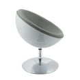 thumbnail image 4 of Fauteuil circulaire moderne Mod de CorLiving en cuir reconstitué, 4 of 7