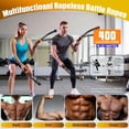 thumbnail image 5 of Portable Ropeless Battle Ropes, Adjustable Weights Cordless Battle Ropes for Home Gym with 2 Pack, Weighted Exercise Equipment for Low-Impact Workout, Strength & HIIT, for Men & Women (Pink), 5 of 7