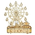 thumbnail image 1 of Casse-tête en Bois 3D Grande Roue Bricolage Basswood Kit de Modèle Musical pour Jouet Garçon Fille, 1 of 9