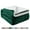 Emerald Green, variant on Moonlight20015 Sherpa Blanket Fluffy Plush Couch & Travel Blanket Reversible Throw Size Rust Color