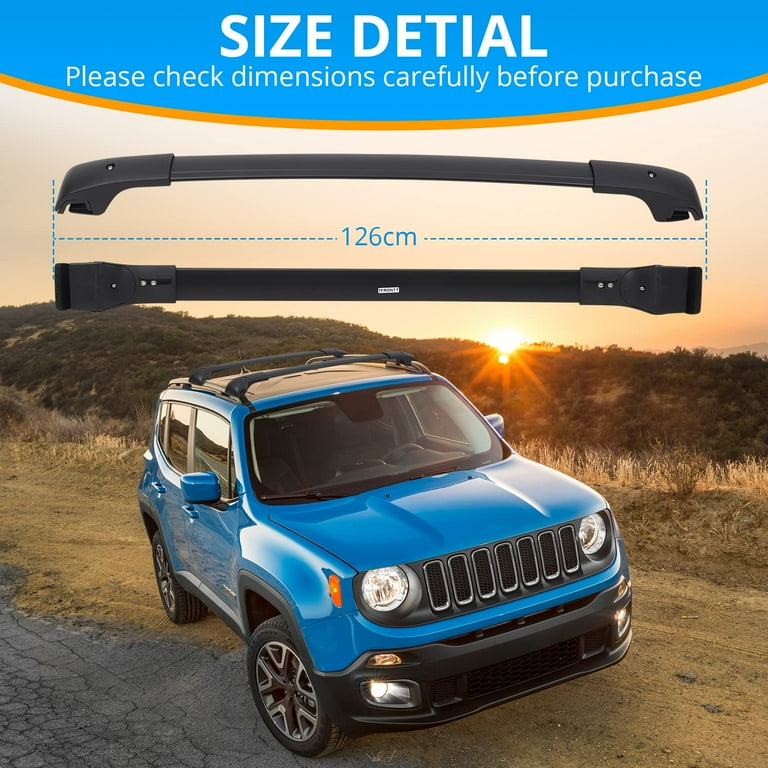 Homhougo—Roof Rack Cross Bar Fit for 2015-2023 Jeep Renegade