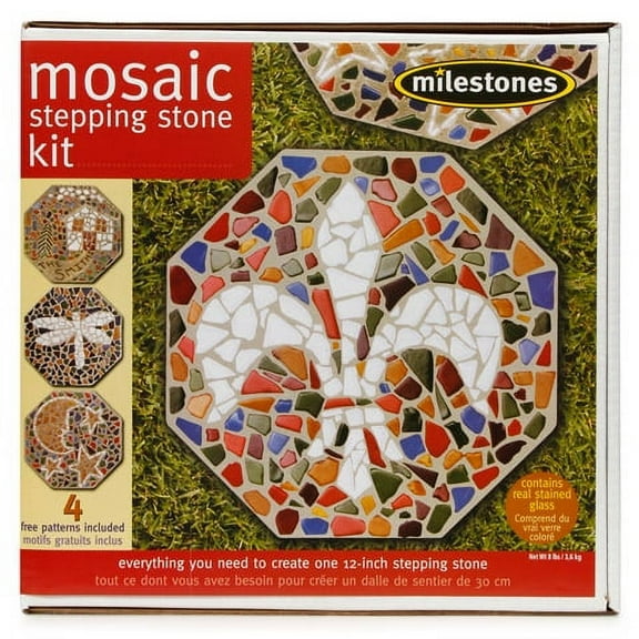 Milestones Mosaic Stepping Stone Kit-Mosaic
