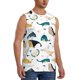 thumbnail image 2 of Fotbe Cute Whale Men's Camiseta sin Mangas Estampada para Hombres, Playera Casual para Gimnasio, Entrenamiento, Playa-3X-Large, 2 of 7