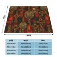 thumbnail image 4 of XMXT Flannel Throw Blanket for Couch, Taiji Back Pattern Bed Sofa Decor Blankets for Home Bedroom, 60 x 50 inches, 4 of 9