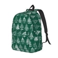 thumbnail image 2 of Daiia Christmas Trees Vintage Canvas Backpack for Men and Women ,Hiking Backpack,Travel Laptop Bag for School,Large Capacity Backpack, 2 of 8