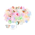 thumbnail image 3 of MOVTOTOP Flower Shaped Glass Beads for Jewelry Making Assorted Color with Hanging Hole Design 100pcs, 3 of 7