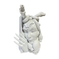 thumbnail image 2 of Snake Women Face Bookend Medusa Head Book Nooks de arte de servicio pesado, suministro decorativo, adorno de resina para de gabinetes, 2 of 8