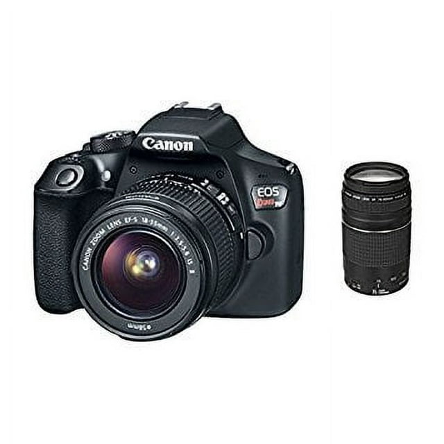 Canon EOS Rebel T6 Appareil Photo Reflex Numérique 18-55mm et 75-300mm Objectifs Zoom (Modèle International) Aucune Garantie