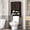 Espresso, variant on Vabches Over The Toilet Storage Cabinet, Farmhouse Over Toilet Storage Cabinet, Metal Frame with 2 Barn Doors, Home Space-Saving Toilet Rack for Bathroom, Toilet, Laundry Room.