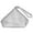 Silver, variant on Deago Women's Rhinestone Clutch Evening Bags Handbags Sparkly Glitter Triangle Purse for 1920s Party Prom Wedding (Silver)