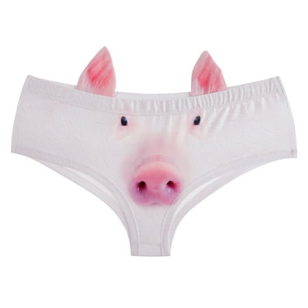

Lhked Women s Plus Size BikiniLadies Hipsters Bikini Animal Pattern Ear Themed Bikini Print Underwear
