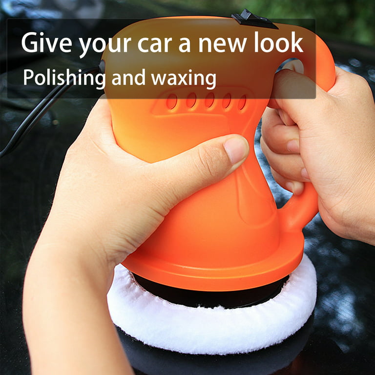 2023 Summer Savings Clearance! WJSXC Buffer Polisher,Electric Car Buffer  Machine,Polisher Waxer Kit with 2 Polishing Sponge Covers for Car Detailing